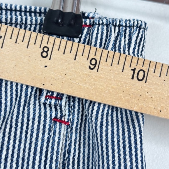 VTG 90s Little Levis Railroad Stripe Pants 7 Patches Jogger Parachute USA Made - Picture 12 of 13